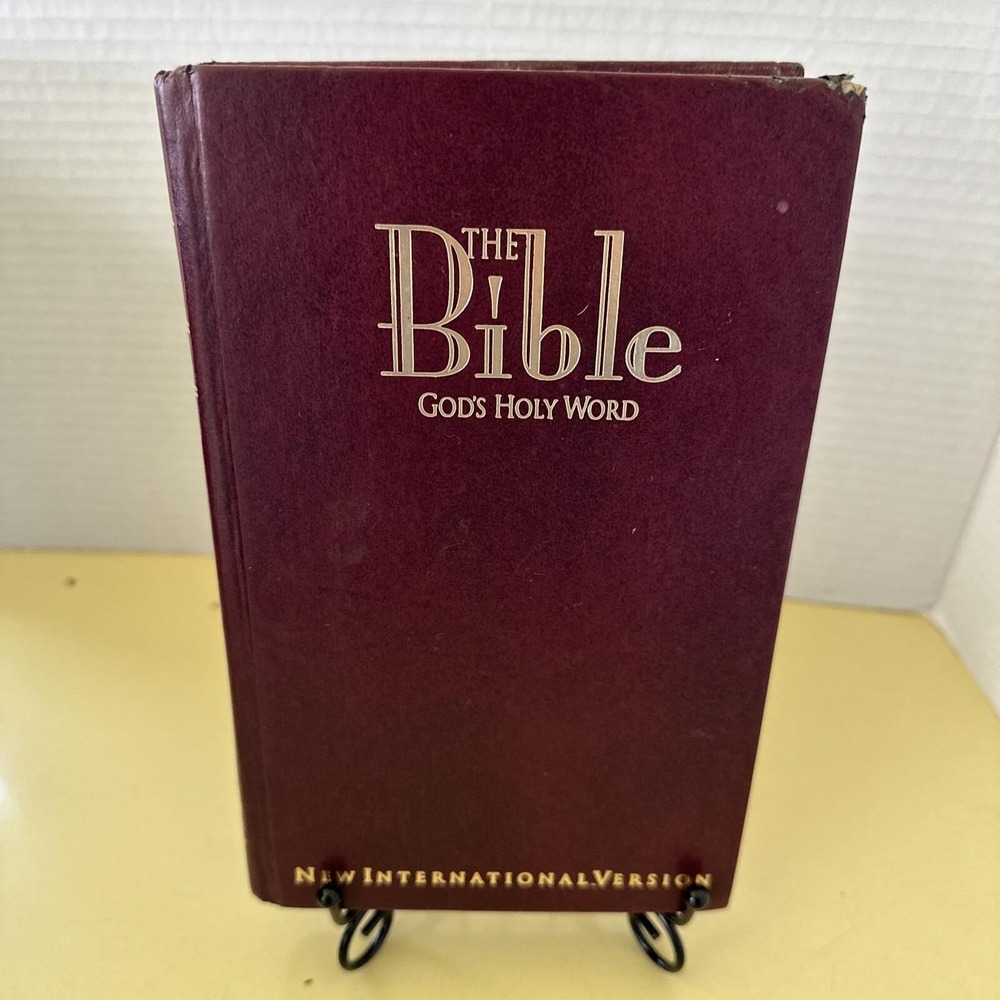 The Bible God's Holy Word New International Version (NIV) 1984 Hardcover Maroon